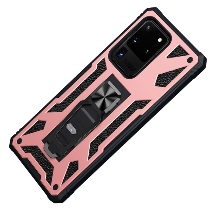 For Samsung Galaxy S20 Ultra 10 PCS Variety Armor TPU + PC Shockproof Magnetic Protective Case with Folding Clip Holder