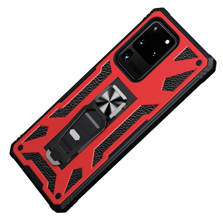 For Samsung Galaxy S20 Ultra 10 PCS Variety Armor TPU + PC Shockproof Magnetic Protective Case with Folding Clip Holder