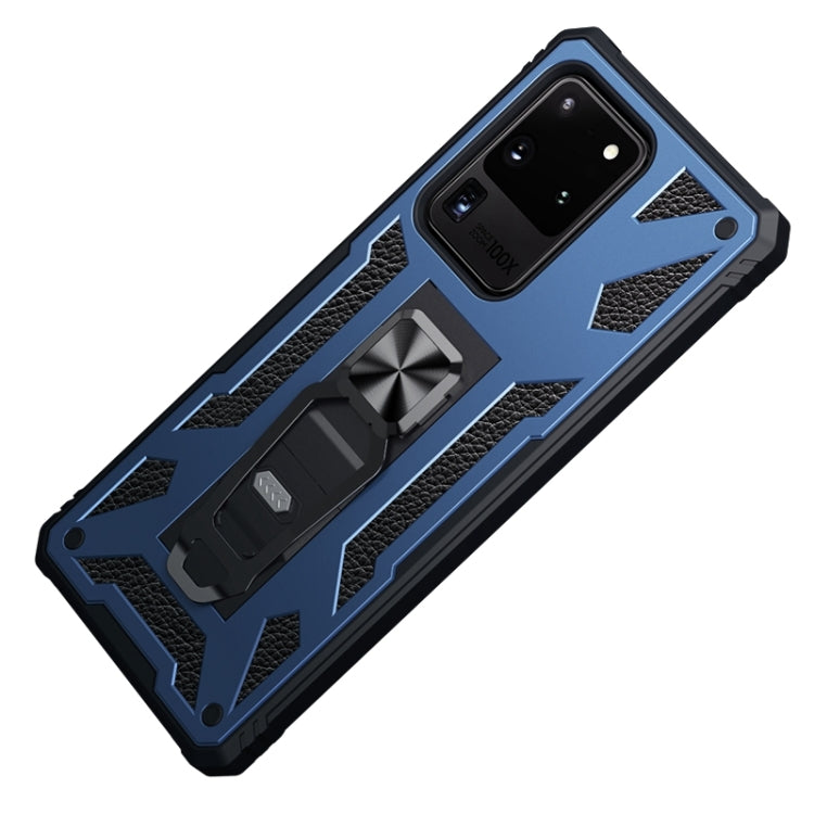 For Samsung Galaxy S20 Ultra 10 PCS Variety Armor TPU + PC Shockproof Magnetic Protective Case with Folding Clip Holder