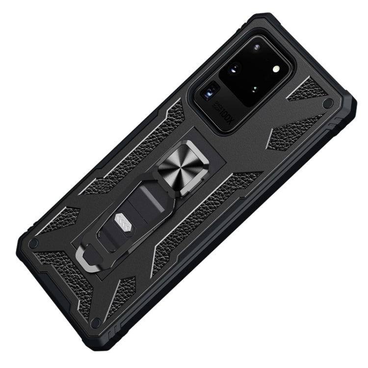 For Samsung Galaxy S20 Ultra 10 PCS Variety Armor TPU + PC Shockproof Magnetic Protective Case with Folding Clip Holder