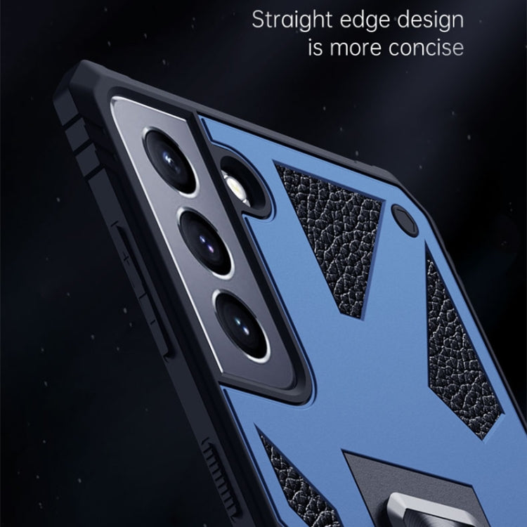 For Samsung Galaxy S21 5G 10 PCS Variety Armor TPU + PC Shockproof Magnetic Protective Case with Folding Clip Holder