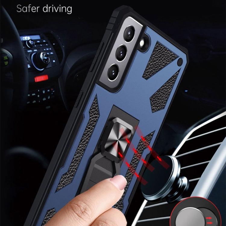 For Samsung Galaxy S21 5G 10 PCS Variety Armor TPU + PC Shockproof Magnetic Protective Case with Folding Clip Holder