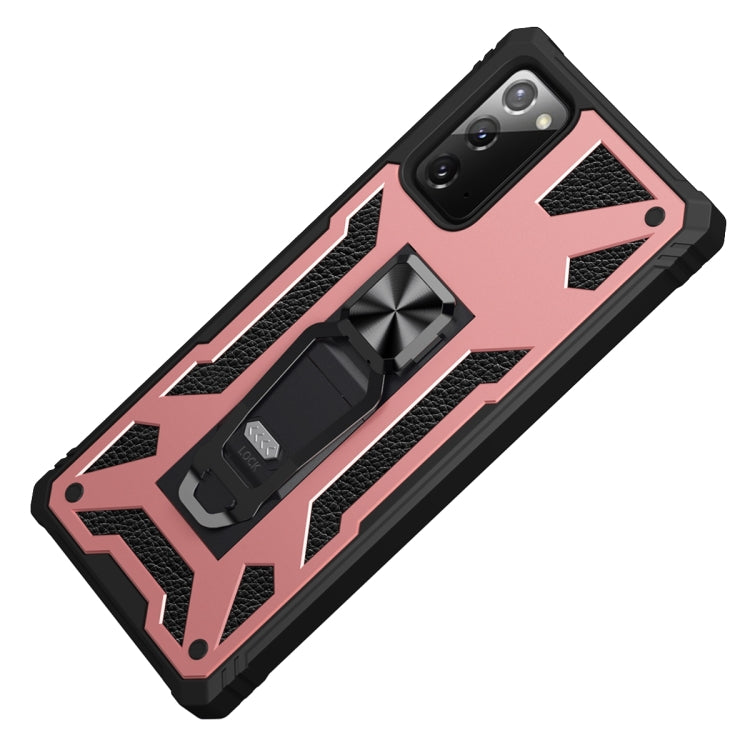 For Samsung Galaxy S20 FE 10 PCS Variety Armor TPU + PC Shockproof Magnetic Protective Case with Folding Clip Holder