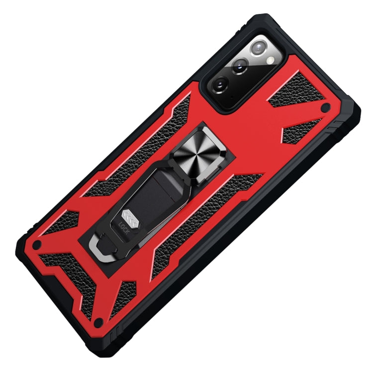 For Samsung Galaxy S20 FE 10 PCS Variety Armor TPU + PC Shockproof Magnetic Protective Case with Folding Clip Holder