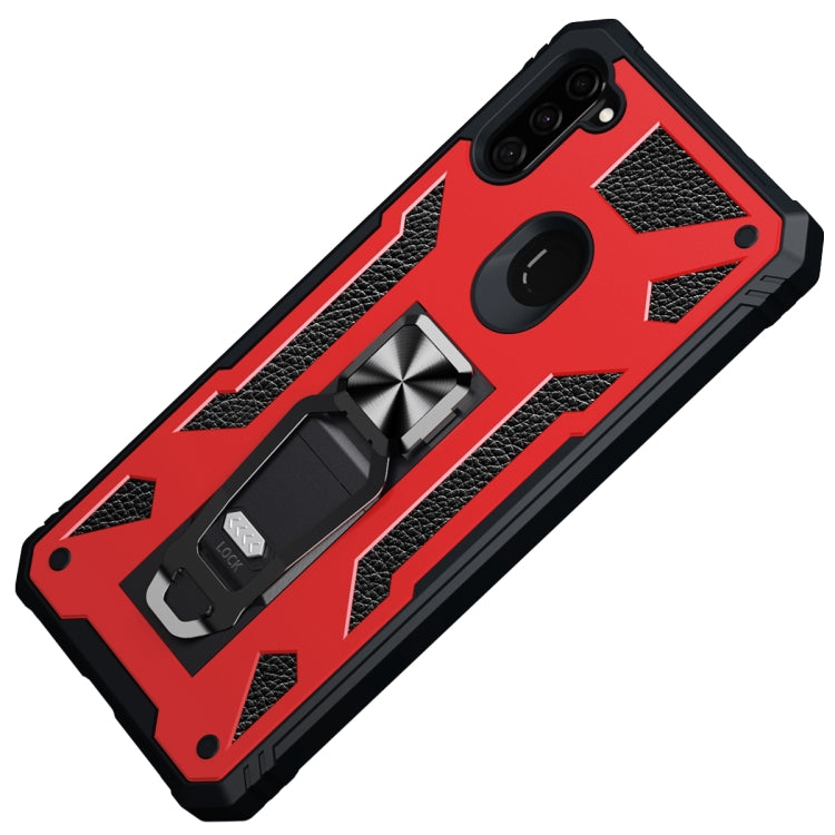 For Samsung Galaxy A11 EU Version 10 PCS Variety Armor TPU + PC Shockproof Magnetic Protective Case with Folding Clip Holder