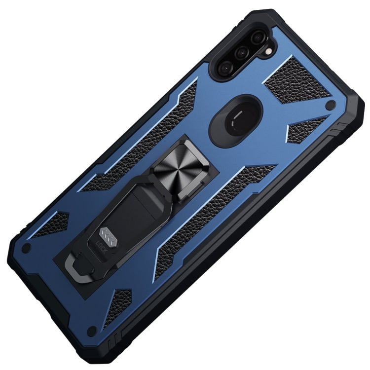 For Samsung Galaxy A11 EU Version 10 PCS Variety Armor TPU + PC Shockproof Magnetic Protective Case with Folding Clip Holder