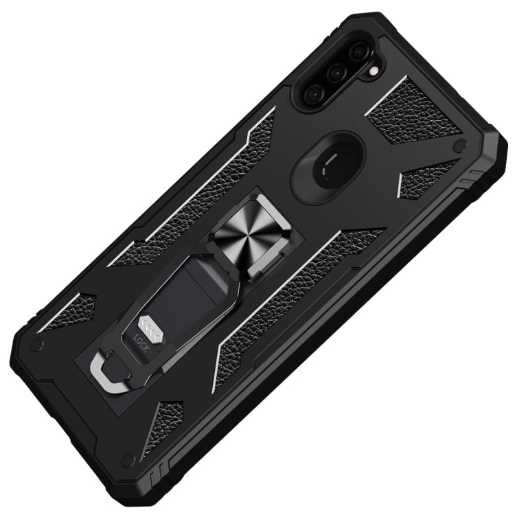 For Samsung Galaxy A11 EU Version 10 PCS Variety Armor TPU + PC Shockproof Magnetic Protective Case with Folding Clip Holder
