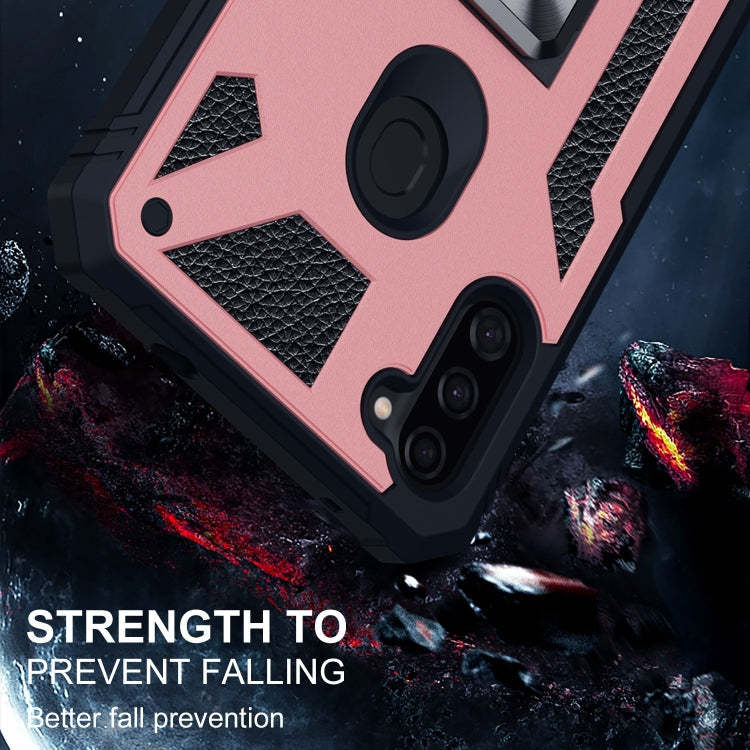 For Samsung Galaxy A11 EU Version 10 PCS Variety Armor TPU + PC Shockproof Magnetic Protective Case with Folding Clip Holder