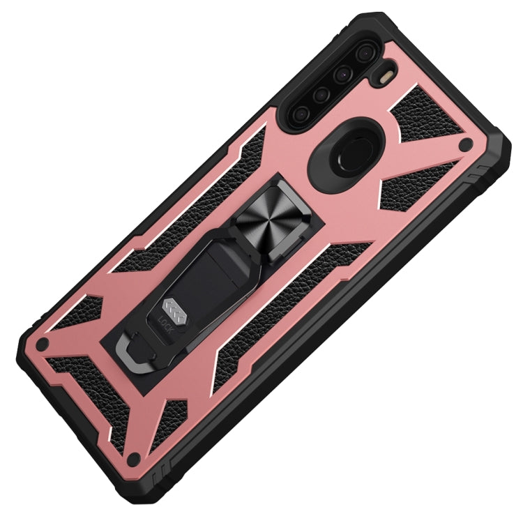 For Samsung Galaxy A21 EU Version 10 PCS Variety Armor TPU + PC Shockproof Magnetic Protective Case with Folding Clip Holder