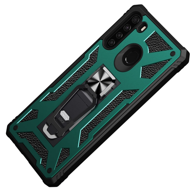 For Samsung Galaxy A21 EU Version 10 PCS Variety Armor TPU + PC Shockproof Magnetic Protective Case with Folding Clip Holder
