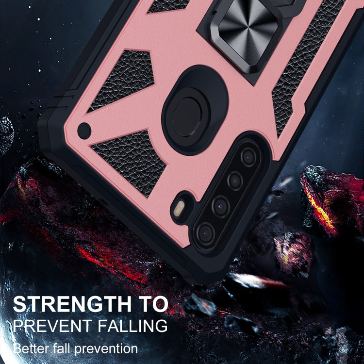 For Samsung Galaxy A21 EU Version 10 PCS Variety Armor TPU + PC Shockproof Magnetic Protective Case with Folding Clip Holder
