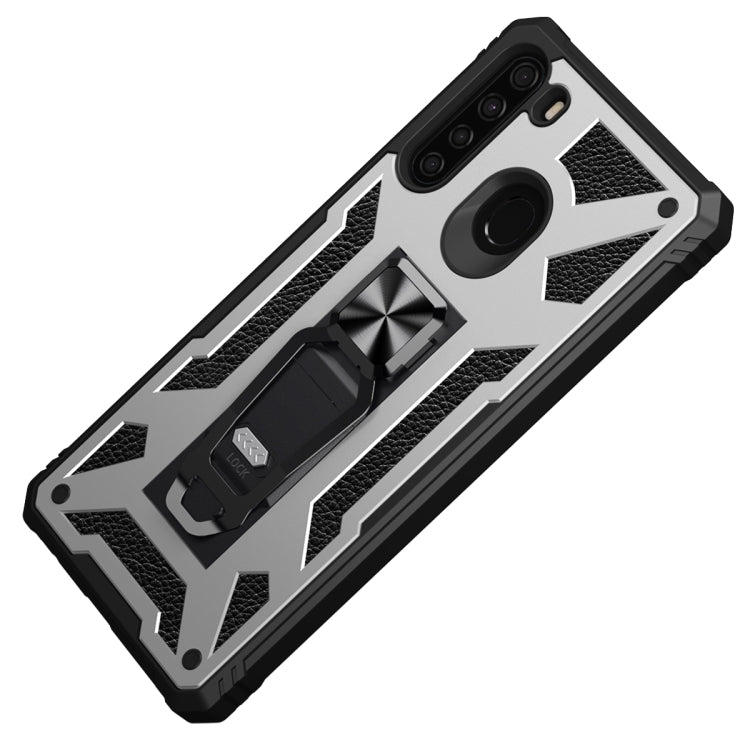 For Samsung Galaxy A21 EU Version 10 PCS Variety Armor TPU + PC Shockproof Magnetic Protective Case with Folding Clip Holder