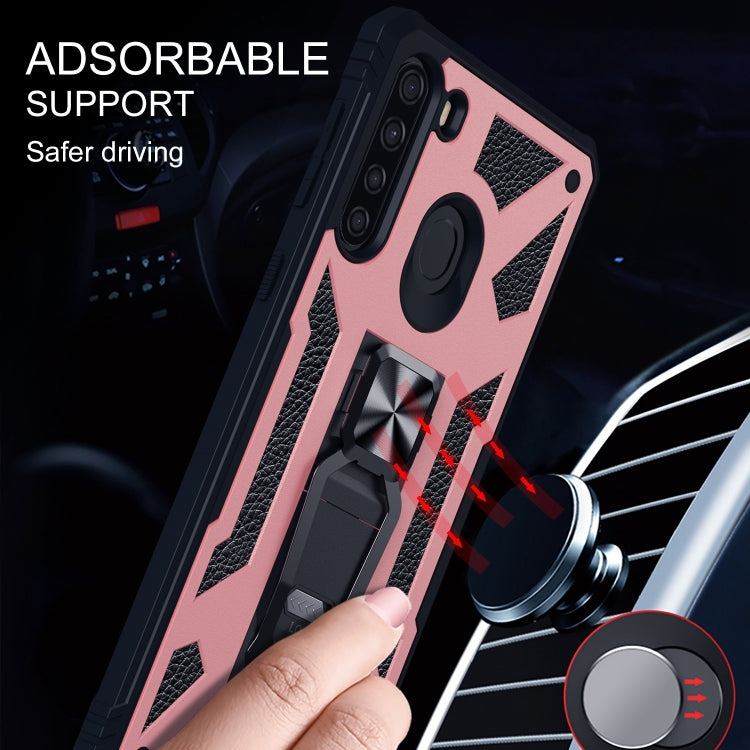 For Samsung Galaxy A21 EU Version 10 PCS Variety Armor TPU + PC Shockproof Magnetic Protective Case with Folding Clip Holder