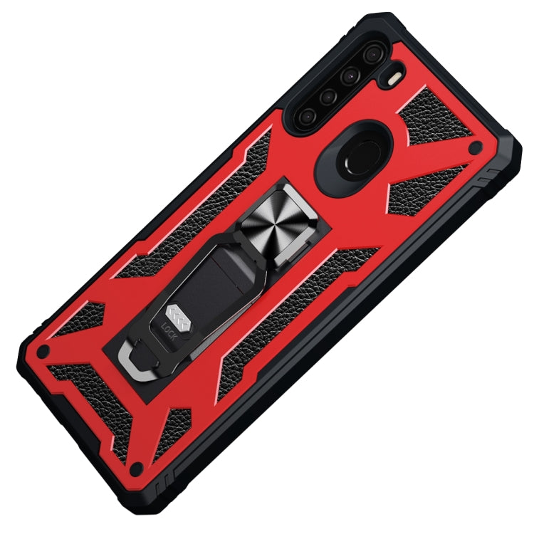 For Samsung Galaxy A21 EU Version 10 PCS Variety Armor TPU + PC Shockproof Magnetic Protective Case with Folding Clip Holder