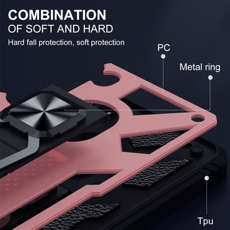 For Samsung Galaxy A21 EU Version 10 PCS Variety Armor TPU + PC Shockproof Magnetic Protective Case with Folding Clip Holder