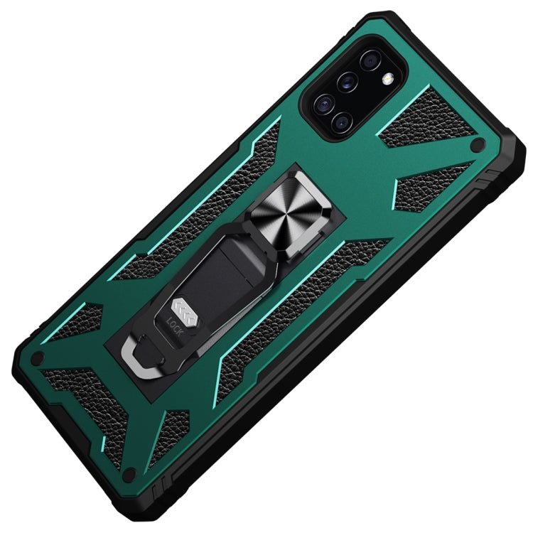 For Samsung Galaxy A31 10 PCS Variety Armor TPU + PC Shockproof Magnetic Protective Case with Folding Clip Holder