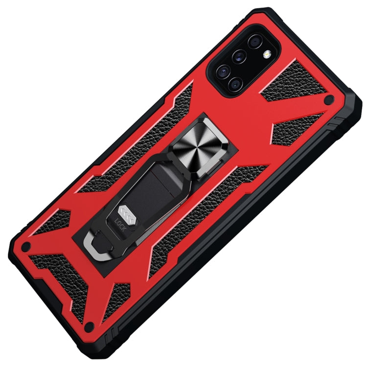 For Samsung Galaxy A31 10 PCS Variety Armor TPU + PC Shockproof Magnetic Protective Case with Folding Clip Holder