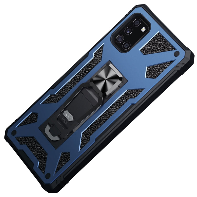 For Samsung Galaxy A31 10 PCS Variety Armor TPU + PC Shockproof Magnetic Protective Case with Folding Clip Holder