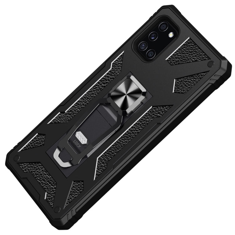 For Samsung Galaxy A31 10 PCS Variety Armor TPU + PC Shockproof Magnetic Protective Case with Folding Clip Holder