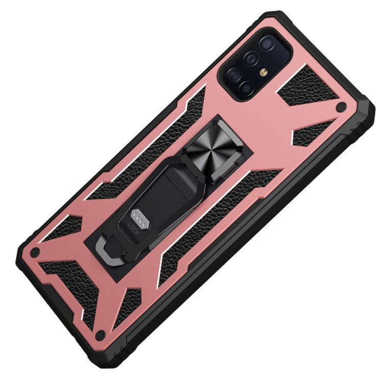 For Samsung Galaxy A51 10 PCS Variety Armor TPU + PC Shockproof Magnetic Protective Case with Folding Clip Holder
