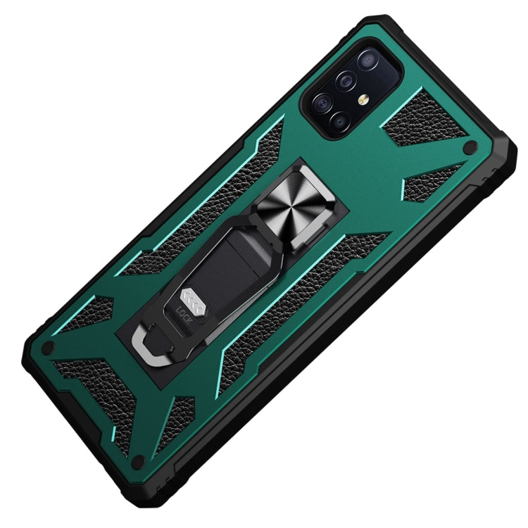 For Samsung Galaxy A51 10 PCS Variety Armor TPU + PC Shockproof Magnetic Protective Case with Folding Clip Holder