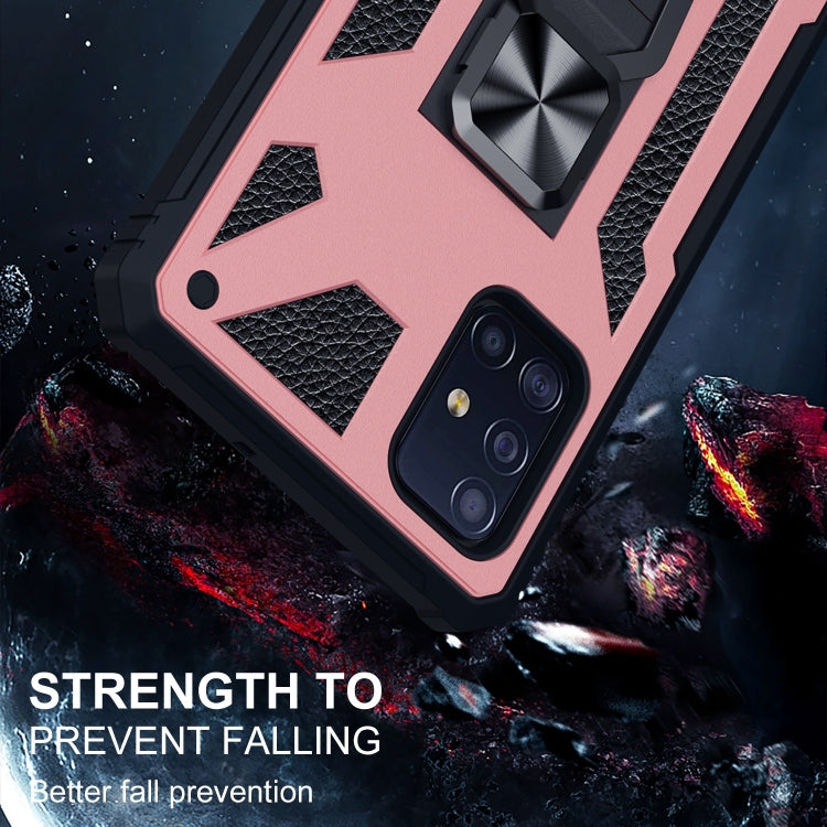 For Samsung Galaxy A51 10 PCS Variety Armor TPU + PC Shockproof Magnetic Protective Case with Folding Clip Holder