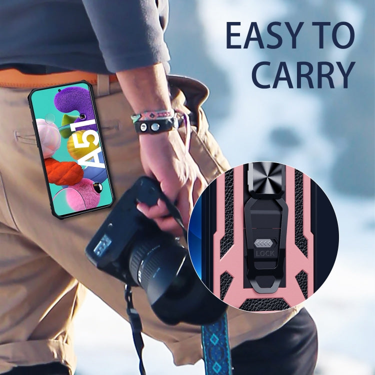 For Samsung Galaxy A51 10 PCS Variety Armor TPU + PC Shockproof Magnetic Protective Case with Folding Clip Holder