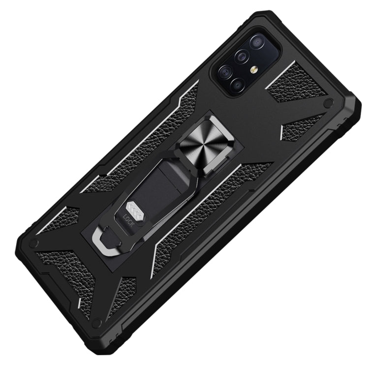 For Samsung Galaxy A51 10 PCS Variety Armor TPU + PC Shockproof Magnetic Protective Case with Folding Clip Holder