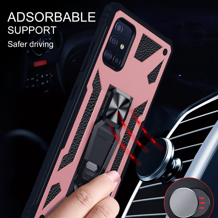 For Samsung Galaxy A51 10 PCS Variety Armor TPU + PC Shockproof Magnetic Protective Case with Folding Clip Holder