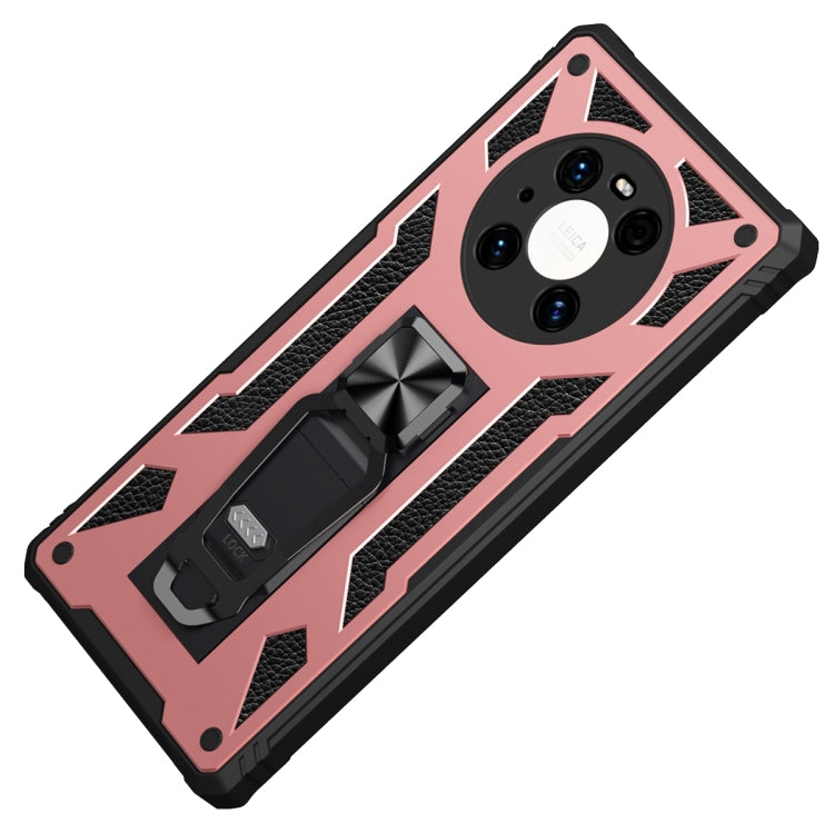 For Huawei Mate 40 10 PCS Variety Armor TPU + PC Shockproof Magnetic Protective Case with Folding Clip Holder