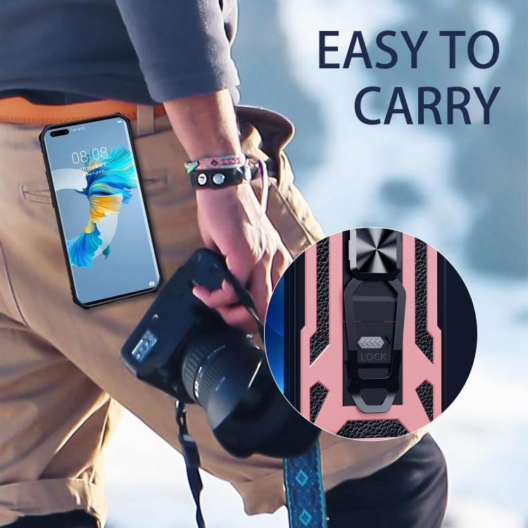 For Huawei Mate 40 10 PCS Variety Armor TPU + PC Shockproof Magnetic Protective Case with Folding Clip Holder
