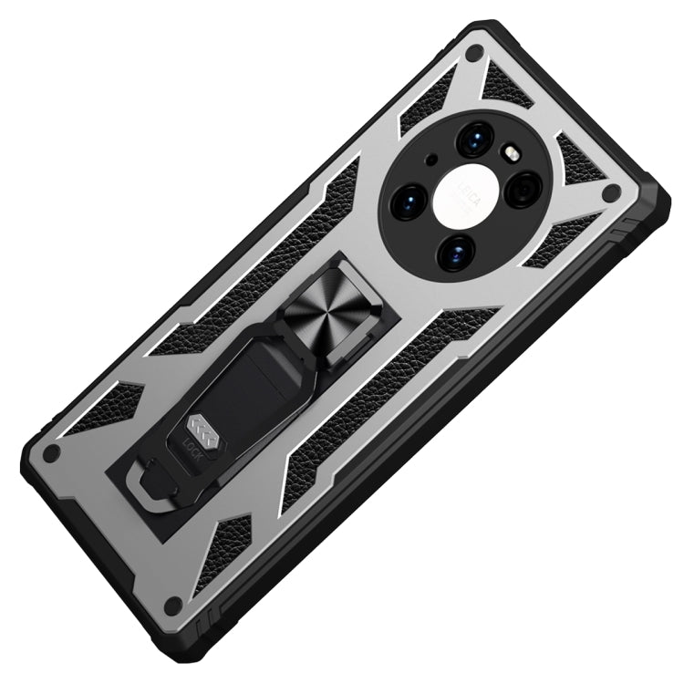 For Huawei Mate 40 10 PCS Variety Armor TPU + PC Shockproof Magnetic Protective Case with Folding Clip Holder