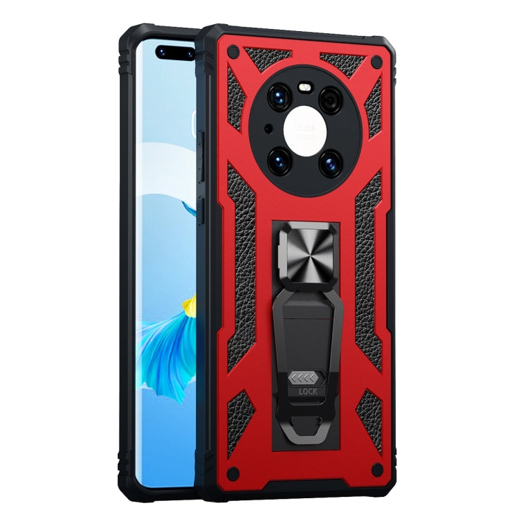 For Huawei Mate 40 10 PCS Variety Armor TPU + PC Shockproof Magnetic Protective Case with Folding Clip Holder