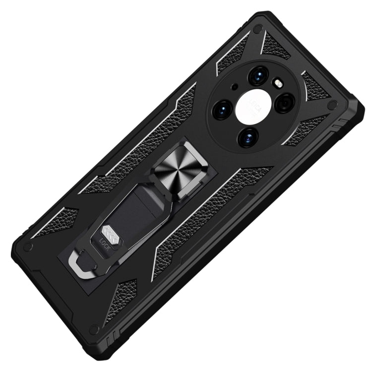 For Huawei Mate 40 10 PCS Variety Armor TPU + PC Shockproof Magnetic Protective Case with Folding Clip Holder