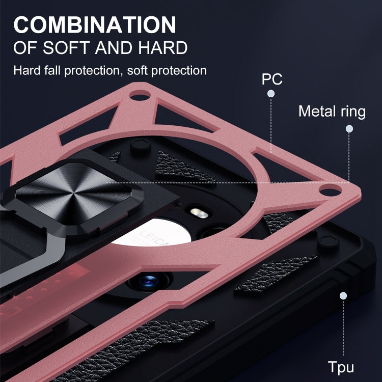 For Huawei Mate 40 Pro 10 PCS Variety Armor TPU + PC Shockproof Magnetic Protective Case with Folding Clip Holder