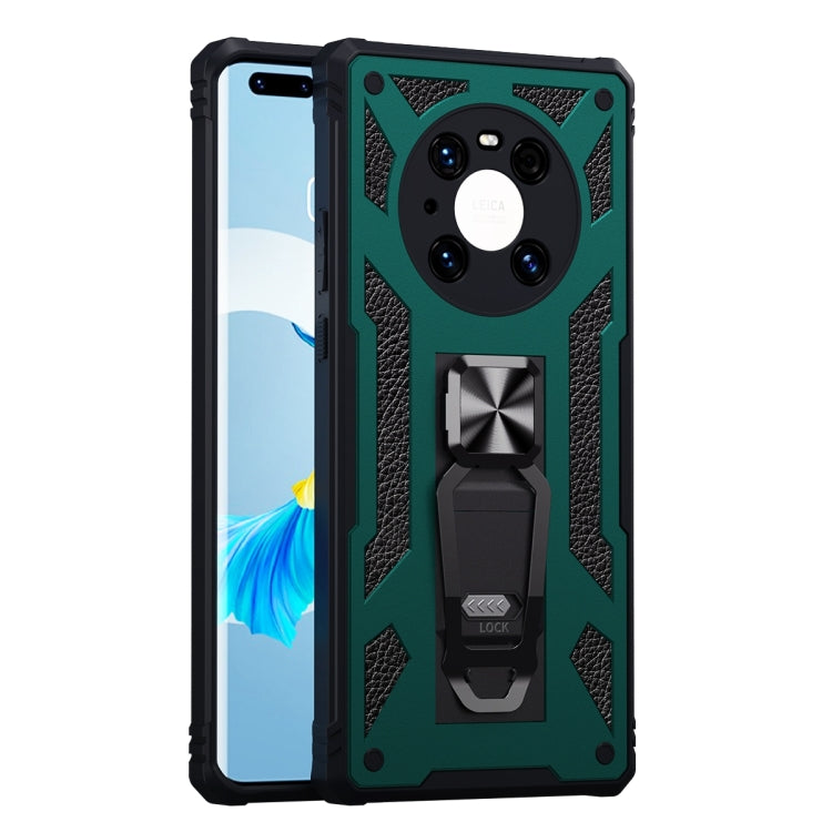 For Huawei Mate 40 Pro+ 10 PCS Variety Armor TPU + PC Shockproof Magnetic Protective Case with Folding Clip Holder