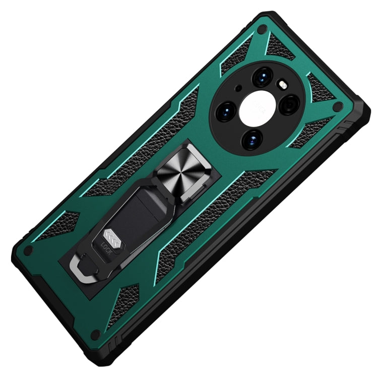 For Huawei Mate 40 Pro+ 10 PCS Variety Armor TPU + PC Shockproof Magnetic Protective Case with Folding Clip Holder