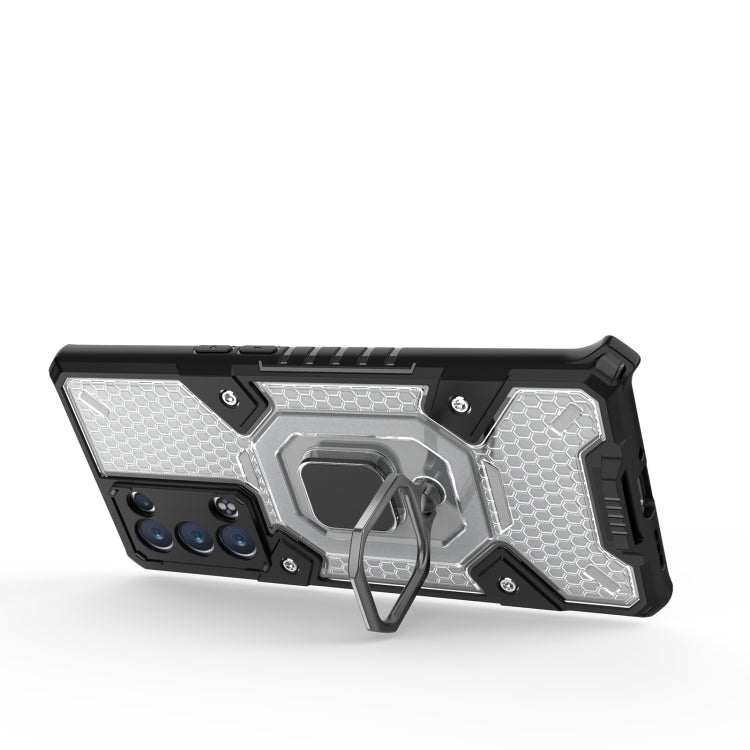 For OPPO Reno6 Pro+ 5G Space PC + TPU Ring Holder Protective Case