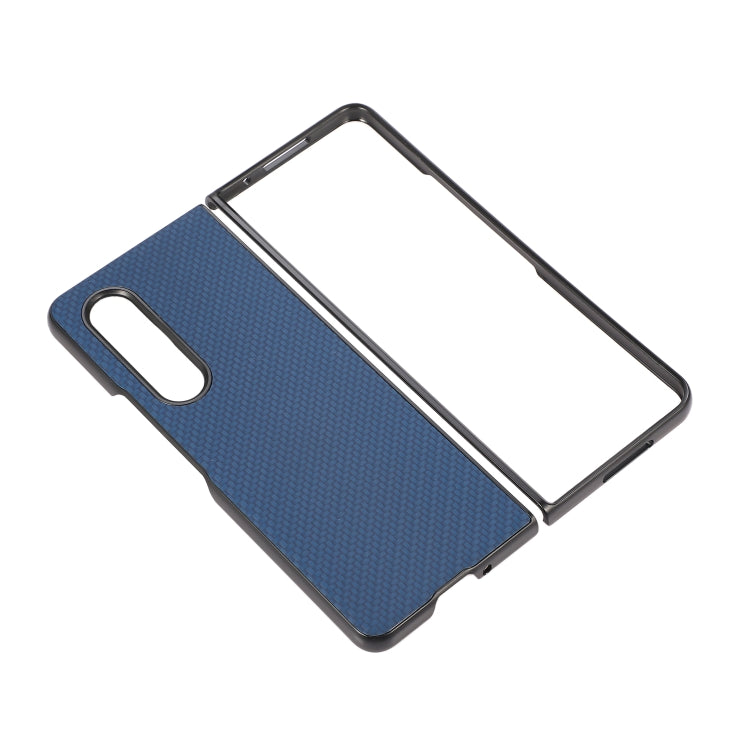 For Samsung Galaxy Z Fold3 5G Carbon Fiber Texture Shockproof Protective Case