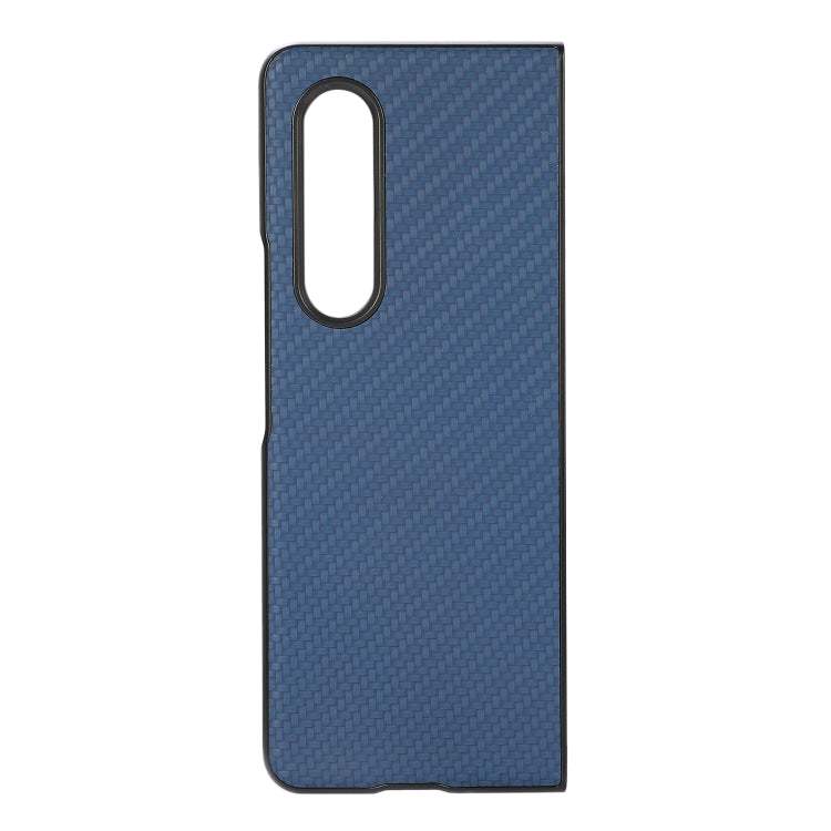 For Samsung Galaxy Z Fold3 5G Carbon Fiber Texture Shockproof Protective Case