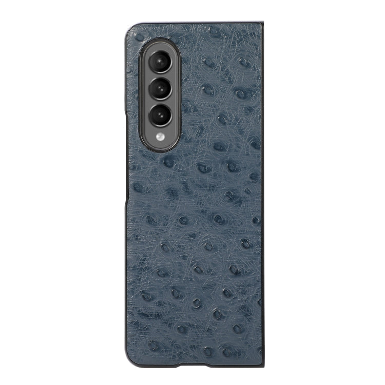 For Samsung Galaxy Z Fold3 5G Ostrich Skin Texture Shockproof Protective Leather Case