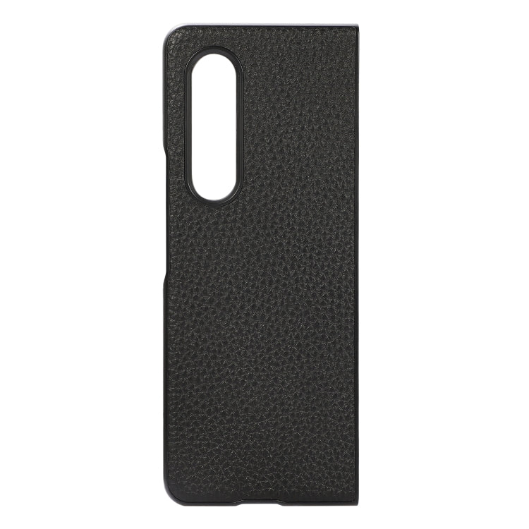 For Samsung Galaxy Z Fold3 5G Litchi Texture Shockproof Protective Leather Case
