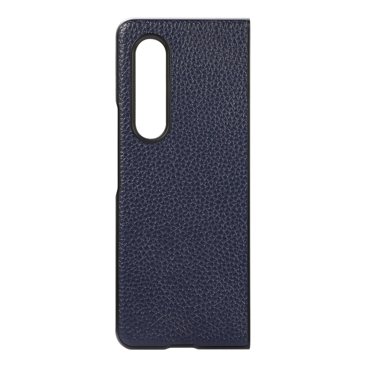 For Samsung Galaxy Z Fold3 5G Litchi Texture Shockproof Protective Leather Case