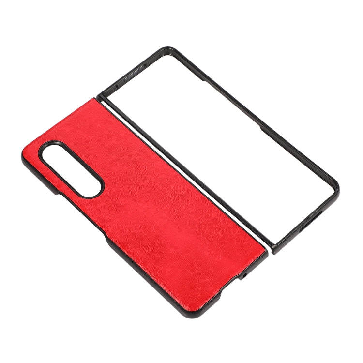 For Samsung Galaxy Z Fold3 5G Crazy Horse Texture Shockproof Protective Leather Case