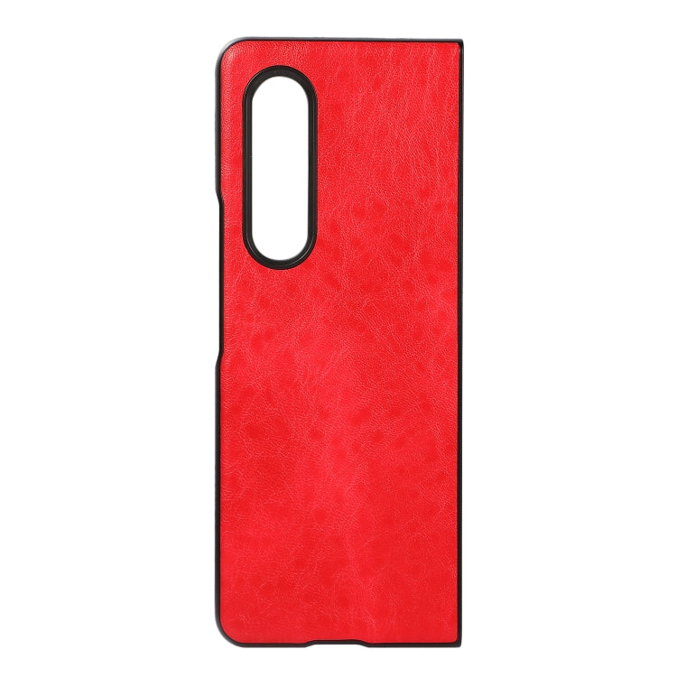 For Samsung Galaxy Z Fold3 5G Crazy Horse Texture Shockproof Protective Leather Case