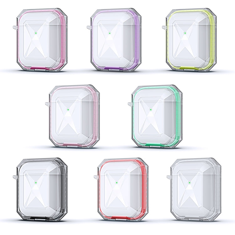 Anti-fall Wireless Contrast Color Earphone TPU Protective Case For AirPods 1/2