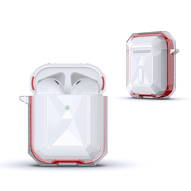 Anti-fall Wireless Contrast Color Earphone TPU Protective Case For AirPods 1/2