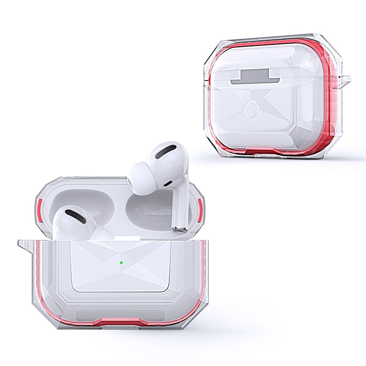 Anti-fall Wireless Contrast Color Earphone TPU Protective Case For AirPods Pro