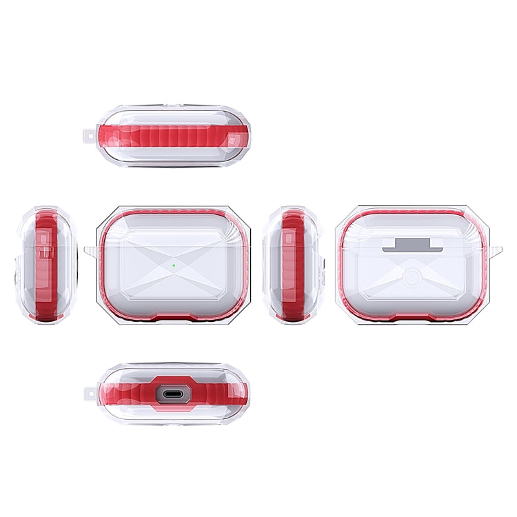 Anti-fall Wireless Contrast Color Earphone TPU Protective Case For AirPods Pro