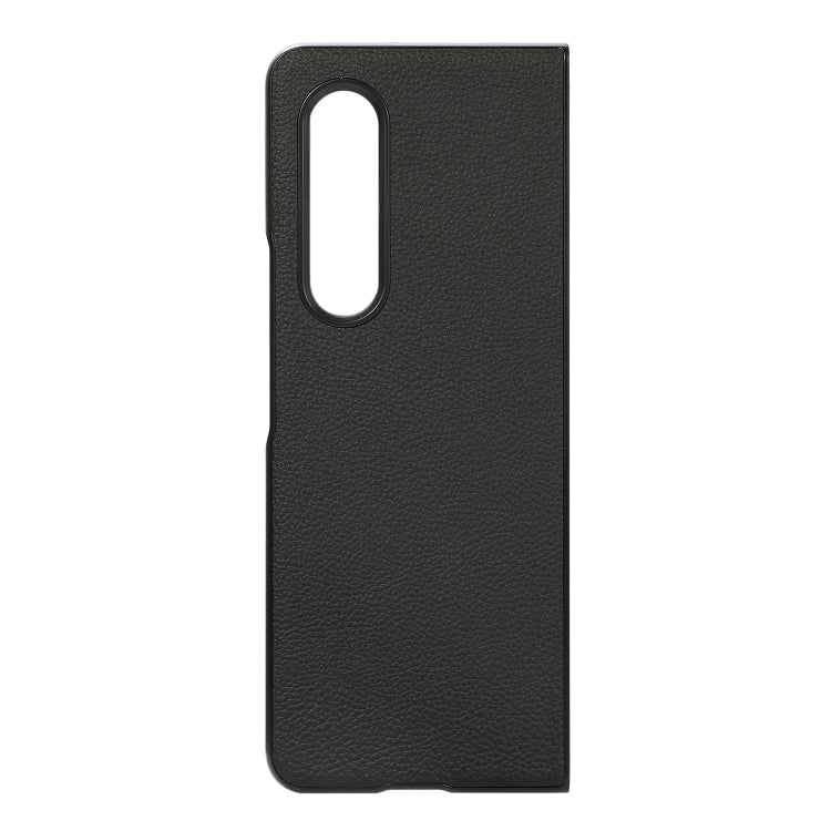 For Samsung Galaxy Z Fold3 5G Genuine Leather Shockproof Protective Leather Case